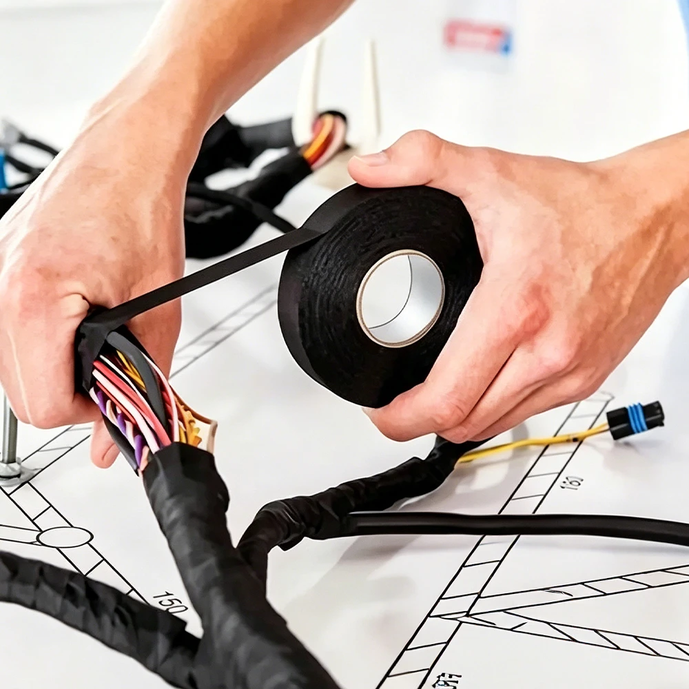 3 .Polyester Cloth Wire Harness Tape for Electrical Protection.webp